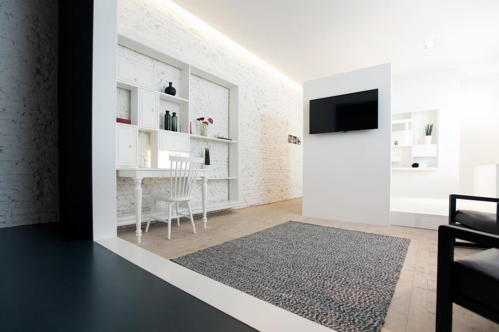 Maison Nationale City Flats & Suites Antwerp Room photo A carpet