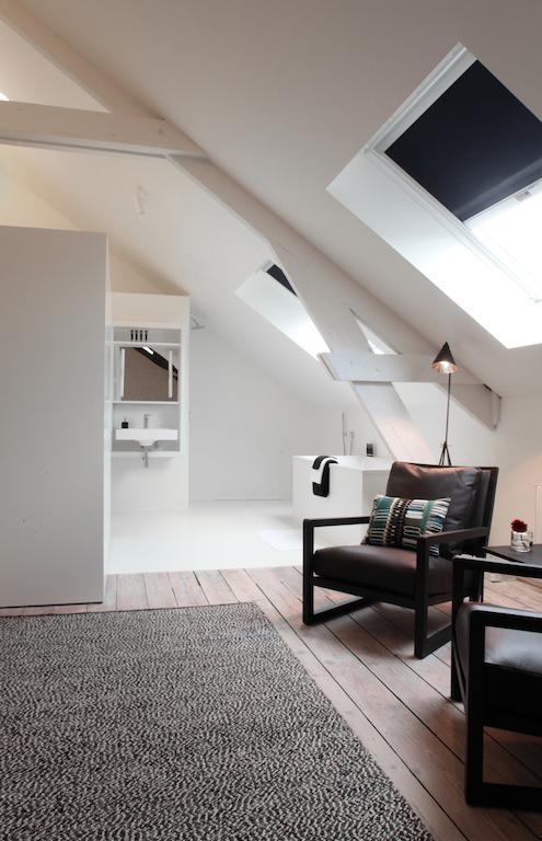 Maison Nationale City Flats & Suites Antwerp Room photo A modern attic apartment